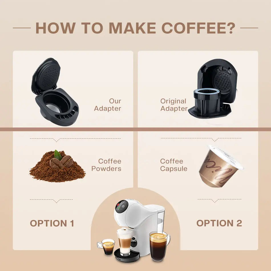 Reusable  Capsule Adapter For Coffee Macine Dolce Gusto